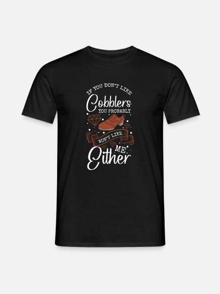 Shoemaker Profession Crafts Leather - Men's T-Shirt - black