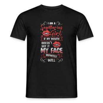 Horoscope Naissance Mois Symbole Constellation - T-shirt homme - noir - Devant - AI Model Male 178 light (178cm)