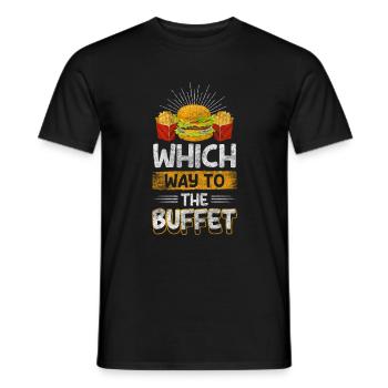Food Delicious Selection - Men's T-Shirt - black - Front - AI Model Male 178 light (178cm)