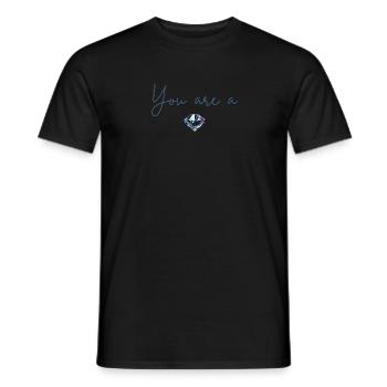 You're a diamond - Men's T-Shirt - black - Front - AI Model Male 178 light (178cm)