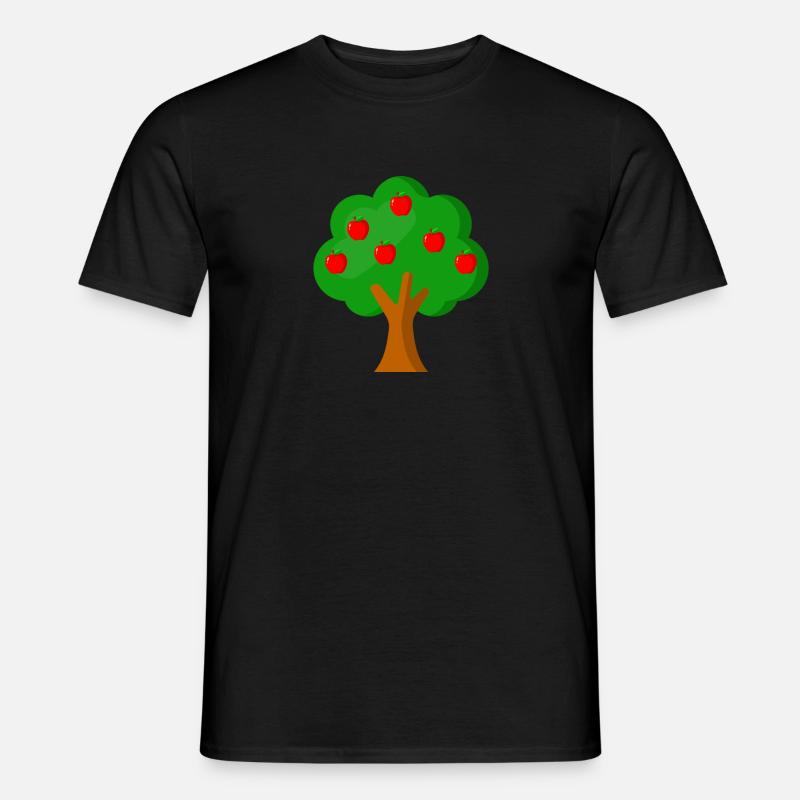 ein Apfelbaum - Männer T-Shirt - Schwarz