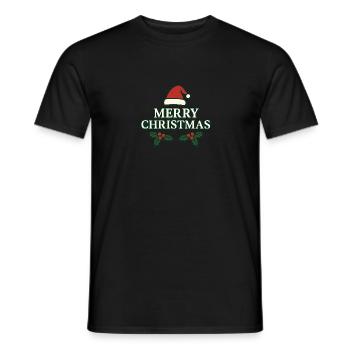 Merry Christmas Classic - Männer T-Shirt - Schwarz - Vorne - AI Model Male 178 light (178cm)
