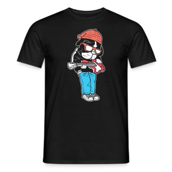 A Rock Star Bandmitglied - Männer T-Shirt - Schwarz - Vorne - AI Model Male 178 light (178cm)
