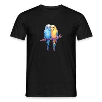 Budgies - T-shirt homme - noir - Devant - AI Model Male 178 light (178cm)