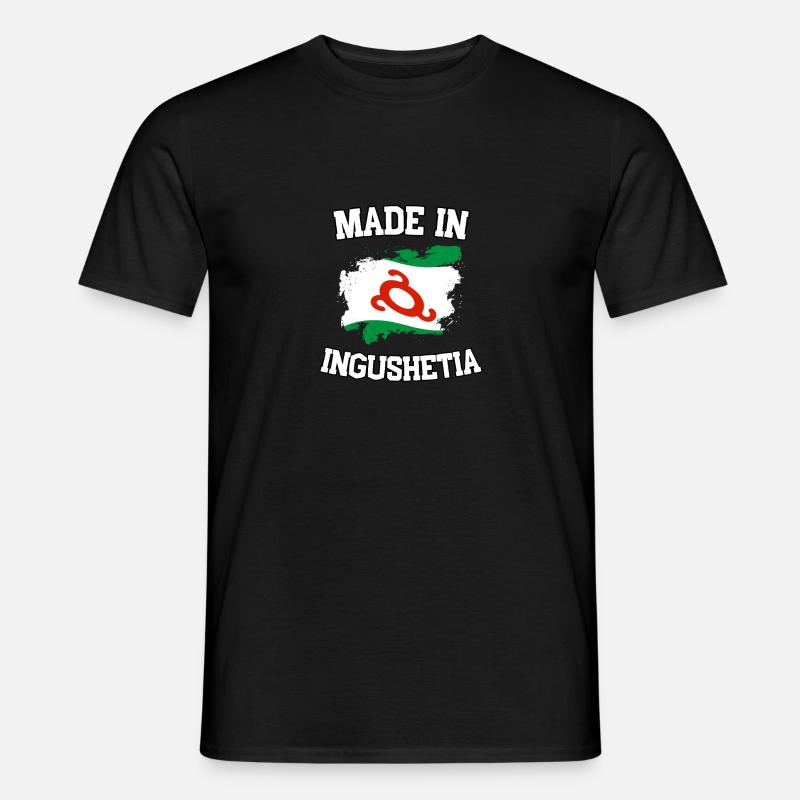 Made in Ingushetia - Mænd T-shirt - sort