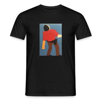 Elvis Shot - Männer T-Shirt - Schwarz - Vorne - AI Model Male 178 light (178cm)