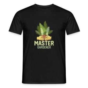 Master Gardener Gardening Botanical - Männer T-Shirt - Schwarz - Vorne - AI Model Male 178 light (178cm)
