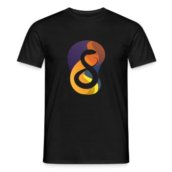 Serpents Serpent - T-shirt homme - noir - Devant - AI Model Male 178 light (178cm)