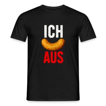 Lustiger Spruch Humor Ich Flip Aus Geschenkidee - Männer T-Shirt - Schwarz - Vorne - AI Model Male 178 light (178cm)