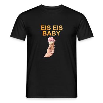 Cream Baby - Men's T-Shirt - black - Front - AI Model Male 178 light (178cm)