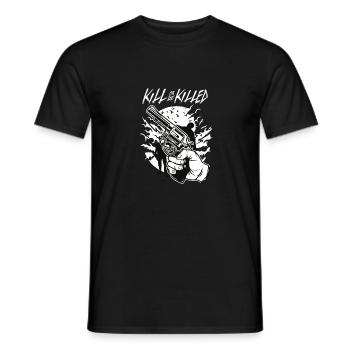 Zombie Acopalypse - Männer T-Shirt - Schwarz - Vorne - AI Model Male 178 light (178cm)