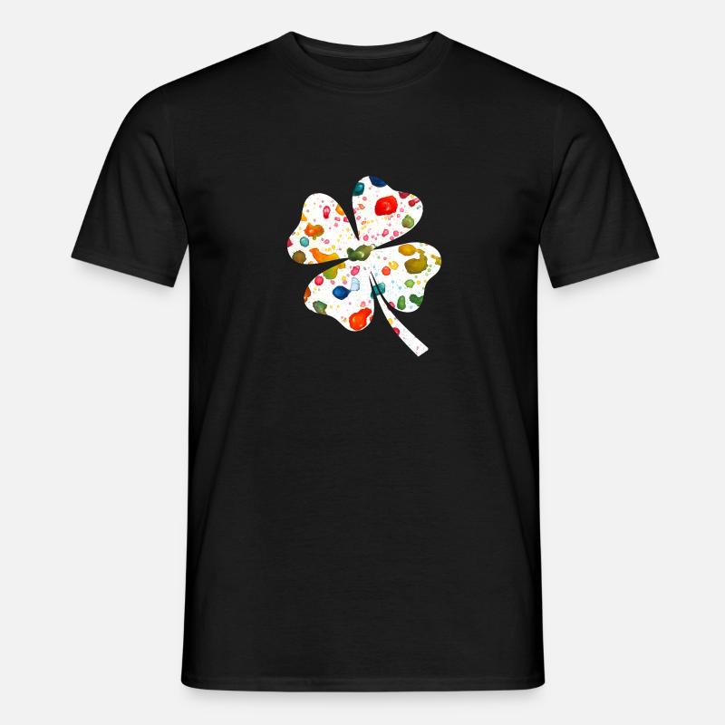 glueck - Männer T-Shirt - Schwarz