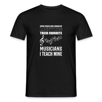 Ich unterrichte meine Dirigent Gift - Männer T-Shirt - Schwarz - Vorne - AI Model Male 178 light (178cm)