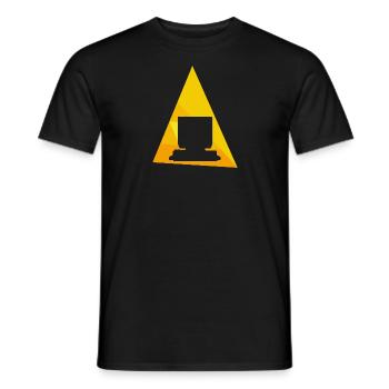 Computer Computer Work PC - Men's T-Shirt - black - Front - AI Model Male 178 light (178cm)