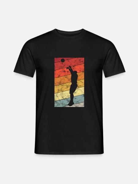 Basket basket basketteur basketteur - T-shirt homme - noir