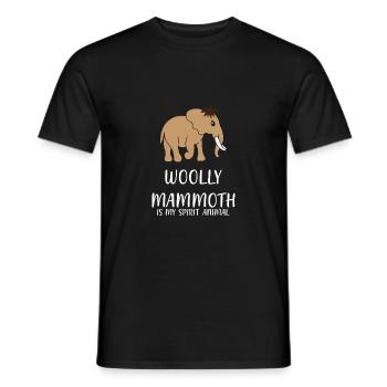 Mammouth - T-shirt homme - noir - Devant - AI Model Male 178 light (178cm)