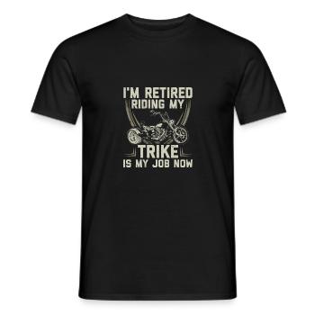Trike - Men's T-Shirt - black - Front - AI Model Male 178 light (178cm)