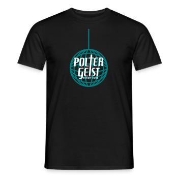 Poltergeist Disco Club - Men's T-Shirt - black - Front - AI Model Male 178 light (178cm)
