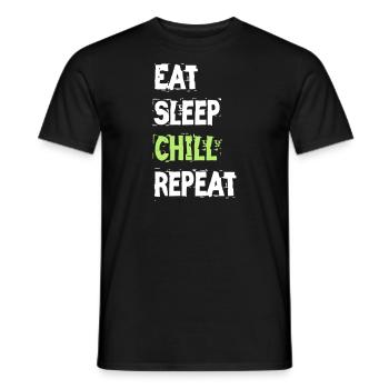 Relax - Men's T-Shirt - black - Front - AI Model Male 178 light (178cm)