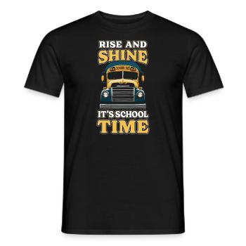 Zurück Zur Schule Kleidung Bildung Lehrer Schüler - Männer T-Shirt - Schwarz - Vorne - AI Model Male 178 light (178cm)