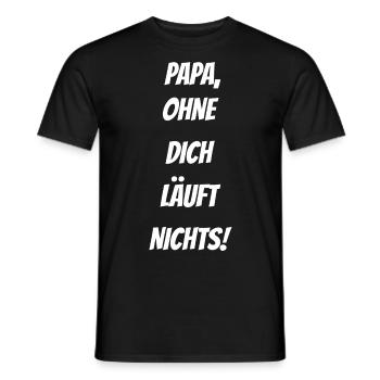 Rien ne fonctionne sans vous ! - T-shirt homme - noir - Devant - AI Model Male 178 light (178cm)