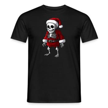 Squelettes de Noël - T-shirt homme - noir - Devant - AI Model Male 178 light (178cm)