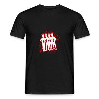 Bachelor Groom Team Bachelors - Men's T-Shirt - black - Front - AI Model Male 178 light (178cm)
