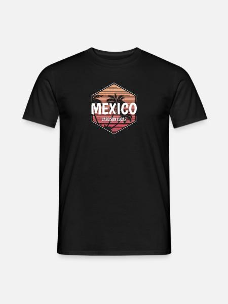 Cabo Mexico Beach Vacation Souvenir - Men's T-Shirt - black