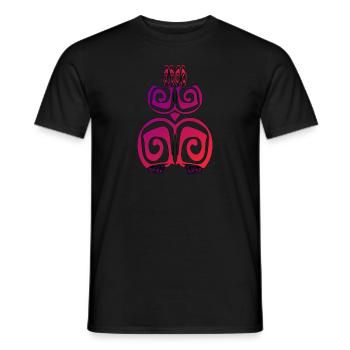 Hibou par Adiswebs - T-shirt homme - noir - Devant - AI Model Male 178 light (178cm)