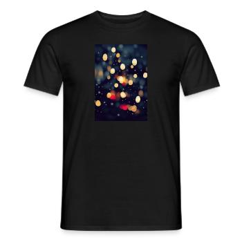Noël 26 - T-shirt homme - noir - Devant - AI Model Male 178 light (178cm)