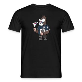 Gorille sud-coréen - T-shirt homme - noir - Devant - AI Model Male 178 light (178cm)