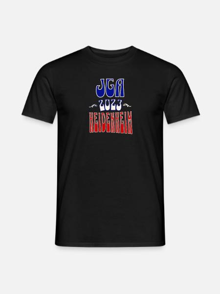 Heidenheim JGA Junggesellenabschied 2023 für Fans - Männer T-Shirt - Schwarz