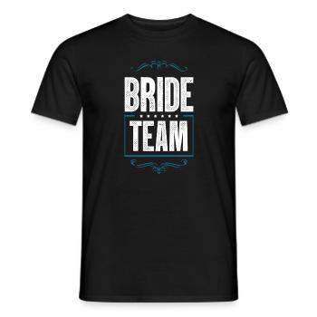 Bride Crew - Men's T-Shirt - black - Front - AI Model Male 178 light (178cm)