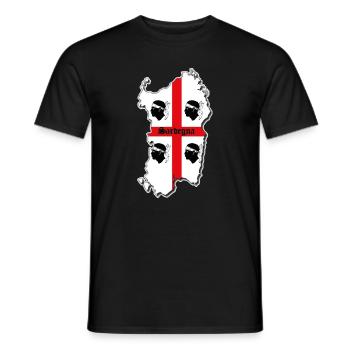 Saradinien - T-shirt homme - noir - Devant - AI Model Male 178 light (178cm)