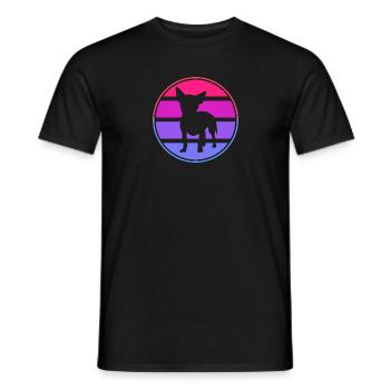 Chihuahua Love - for dog lovers - Men's T-Shirt - black - Front - AI Model Male 178 light (178cm)