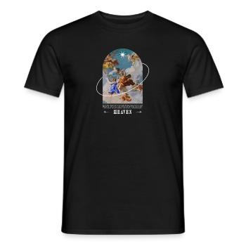 Heaven - Männer T-Shirt - Schwarz - Vorne - AI Model Male 178 light (178cm)