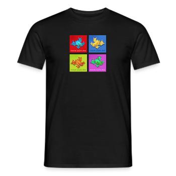 pfeilgiftfrosch - Männer T-Shirt - Schwarz - Vorne - AI Model Male 178 light (178cm)