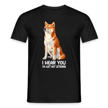 Akita - T-shirt homme - noir - Devant - AI Model Male 178 light (178cm)