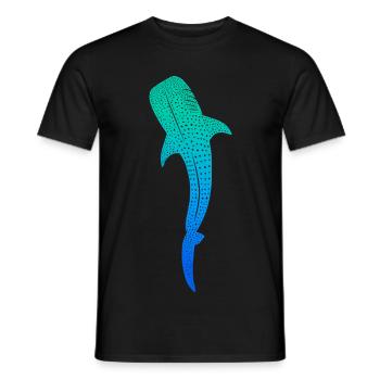 Requins-baleines Enfants colorés Hommes, garçons Requin-baleine - T-shirt homme - noir - Devant - AI Model Male 178 light (178cm)