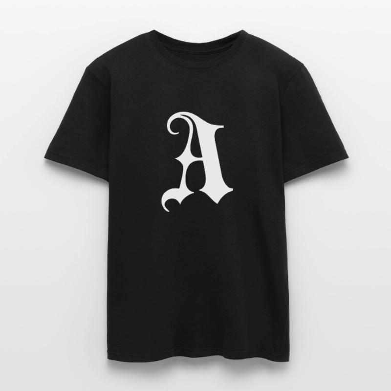 Gothic Monogram A Script Men’s T-shirt