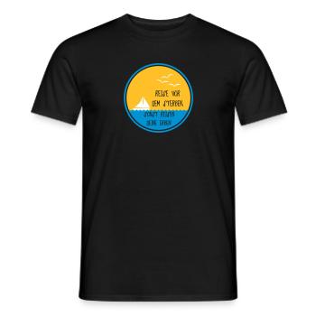 Reise vor dem Sterben Geschenk - Männer T-Shirt - Schwarz - Vorne - AI Model Male 178 light (178cm)