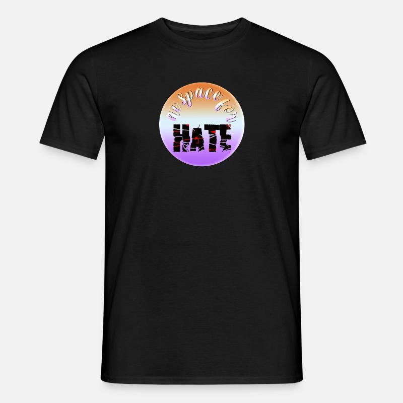 no place for hate - Männer T-Shirt - Schwarz