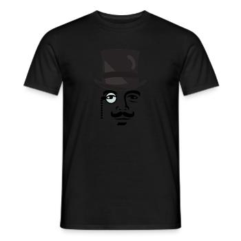 Gentleman - T-shirt homme - noir - Devant - AI Model Male 178 light (178cm)