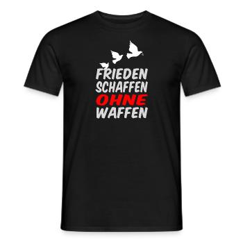 Frieden - Männer T-Shirt - Schwarz - Vorne - AI Model Male 178 light (178cm)