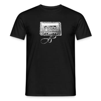 Ruban n salade - T-shirt homme - noir - Devant - AI Model Male 178 light (178cm)