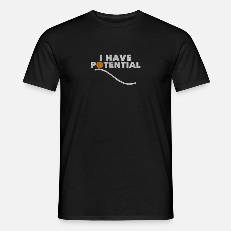 Potential - Männer T-Shirt - Schwarz