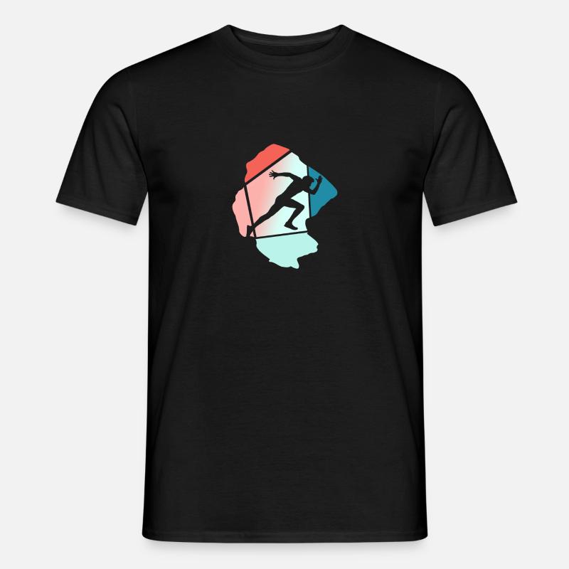 Running Sprint Sprinting Sprinter - Men’s T-shirt - black