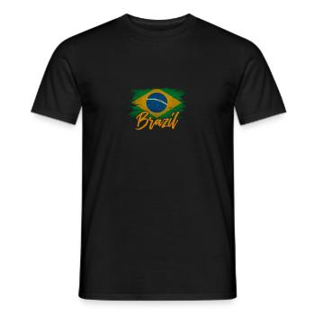 Brasilien - Männer T-Shirt - Schwarz - Vorne - AI Model Male 178 light (178cm)