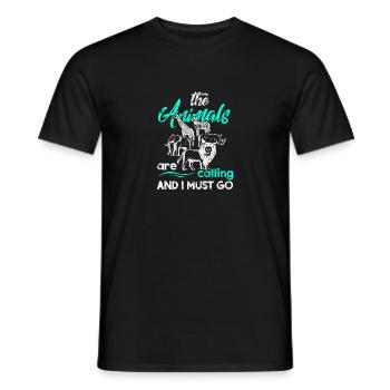 safari - Men's T-Shirt - black - Front - AI Model Male 178 light (178cm)