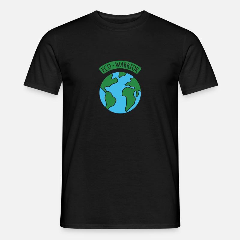 Eco Warrior - Männer T-Shirt - Schwarz